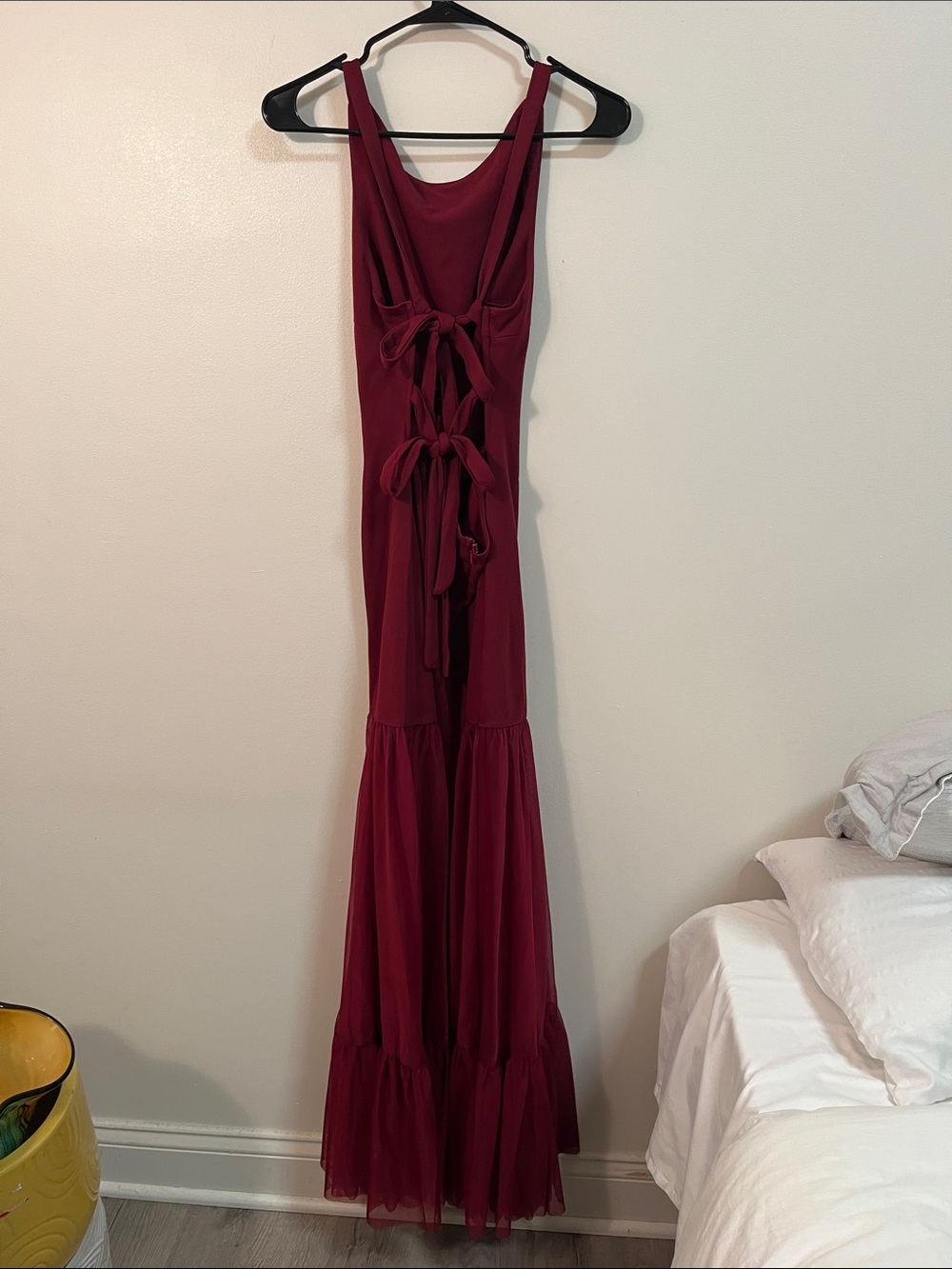 Hello Molly Wine Red Maxi Dress - Picture 5 of 5